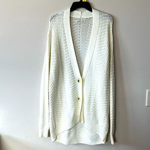 Abercrombie & Fitch Oversized Cream Cardigan Size XS/S